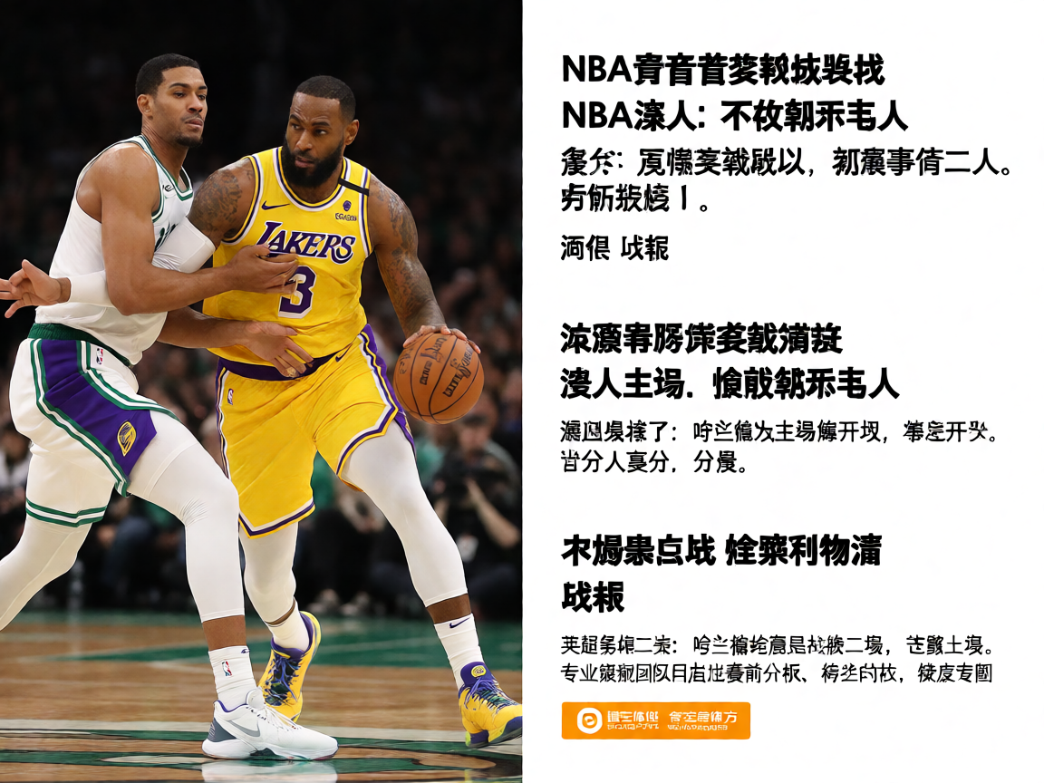 NBA季后赛激烈对抗场景